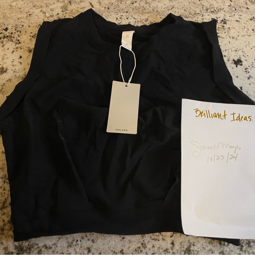 HALARA Black Tank Top for Women